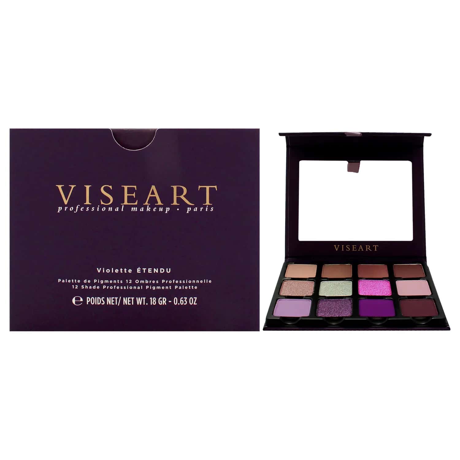 Viseart Paris Violette Étendu Eyeshadow Palette 0.63 oz