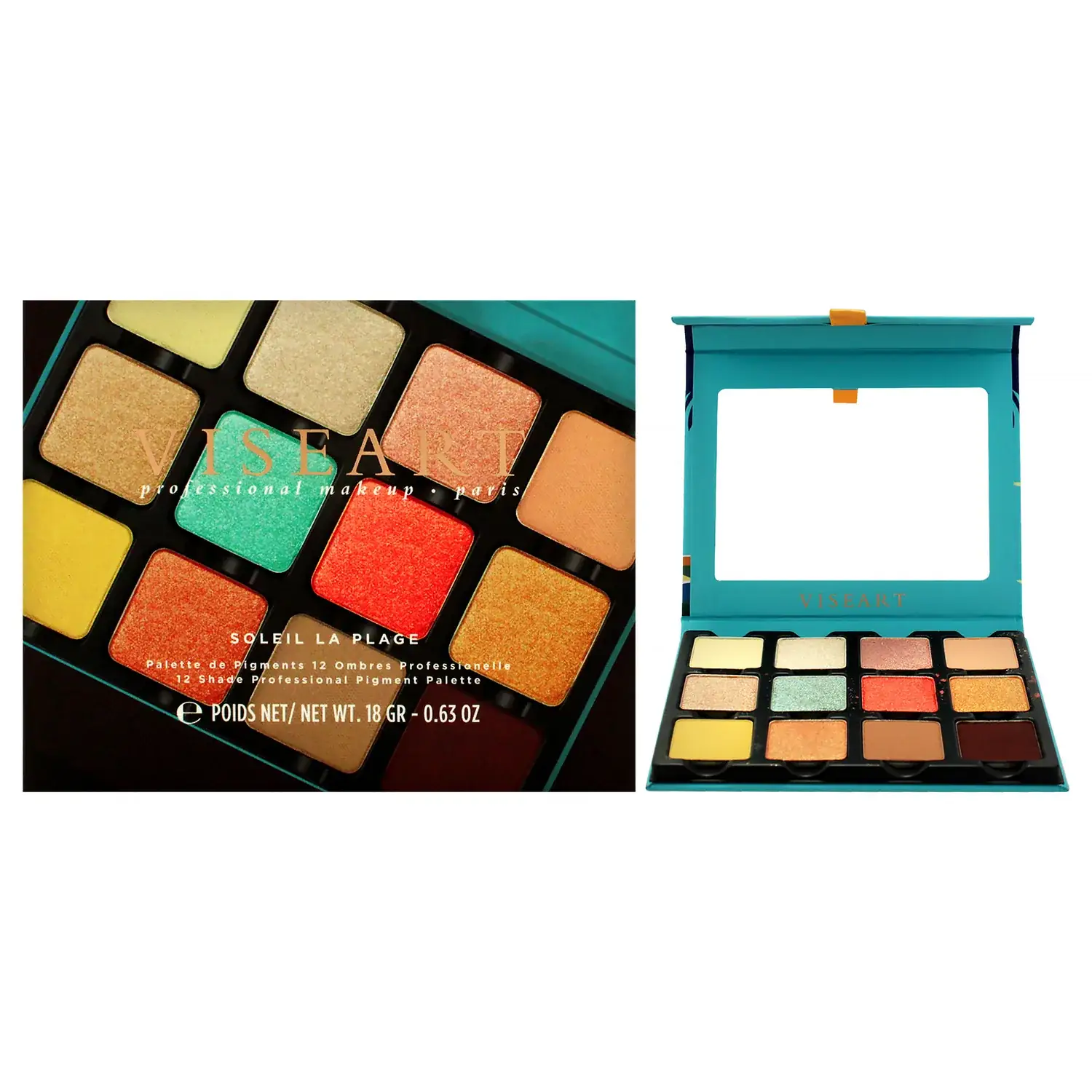 Viseart Etendu Soleil la Plage Eyeshadow Palette 0.63 oz