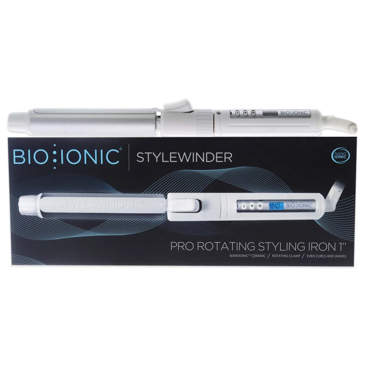 Bio Ionic StyleWinder Rotating Styling Iron 1 in for Women