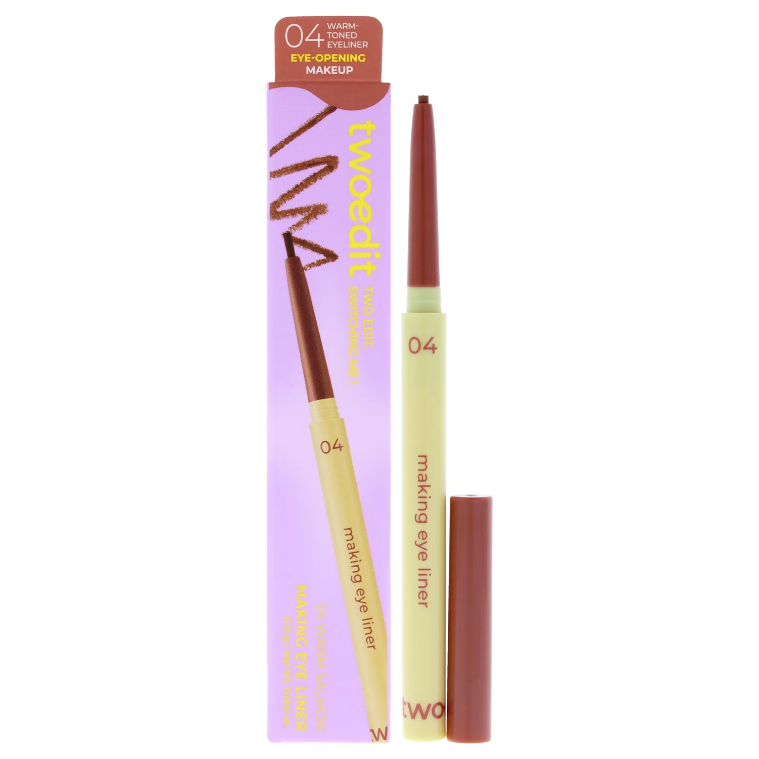 Two Edit Making Eye Liner - 04 Warm Salmon Eyeliner 0.004 oz
