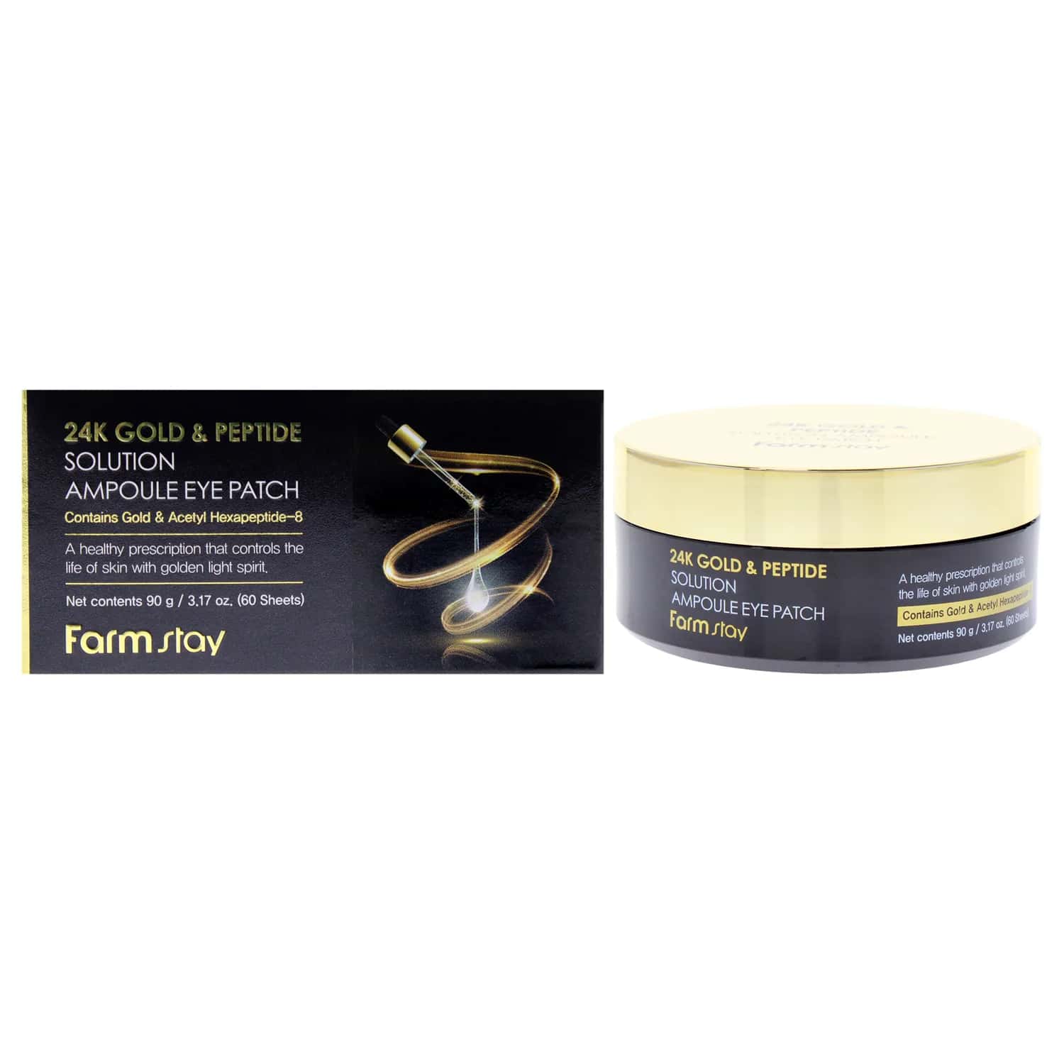 FarmStay 24K Gold and Peptide Perfect Ampoule Eye Patch