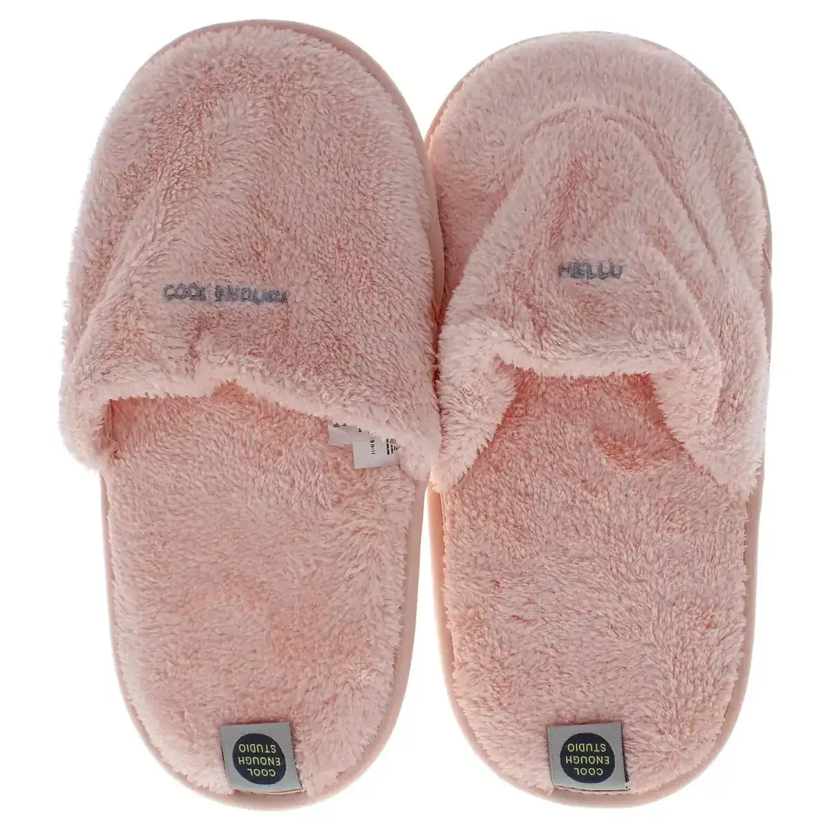 Cool Enough Studio The Towel Slippers Pink - Large for Women