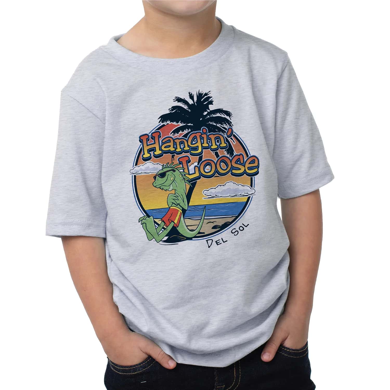 DelSol Color Changing Crew Tee - Hangin' Loose for Men