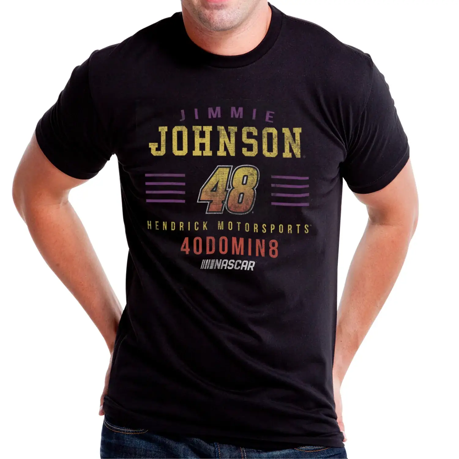 Del Sol Color-Changing Jimmie Johnson Classic Crew T-Shirt for Men