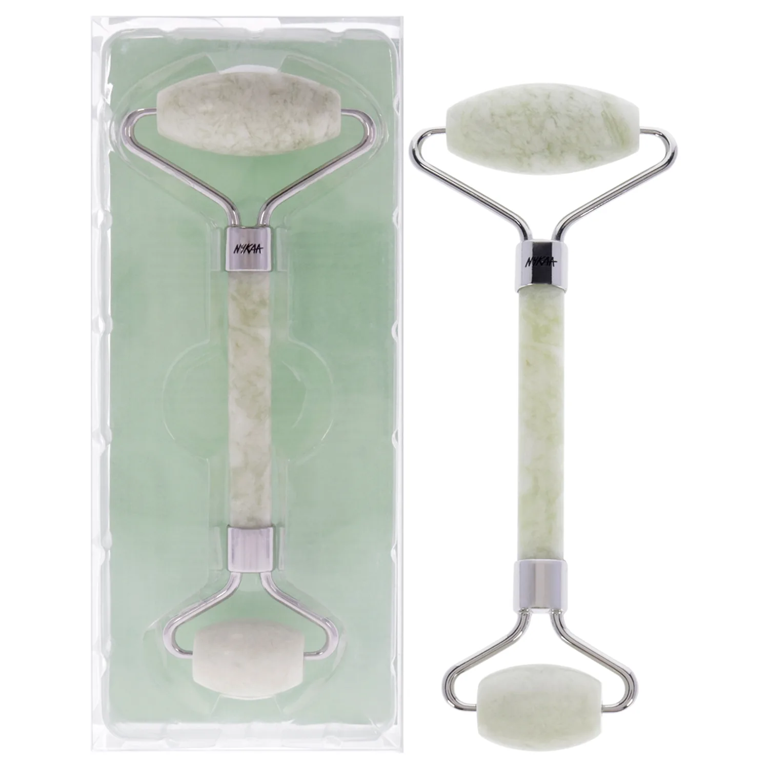 Nykaa Naturals Face Massage Rollers - Green Jade