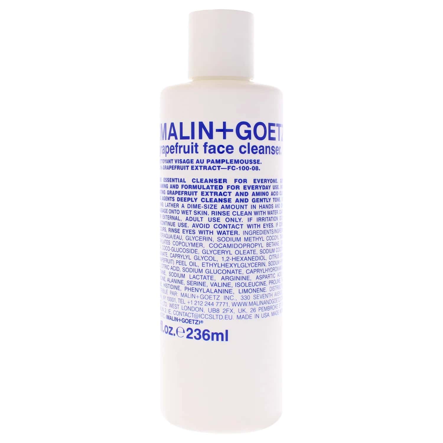 Malin + Goetz Grapefruit Face Cleanser 237ml / 8 oz
