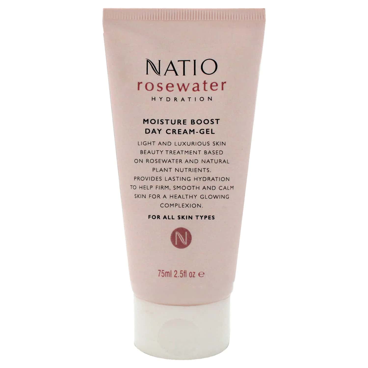 Natio Rosewater Hydration Moisture Boost Day Cream-Gel 74ml / 2.5 oz