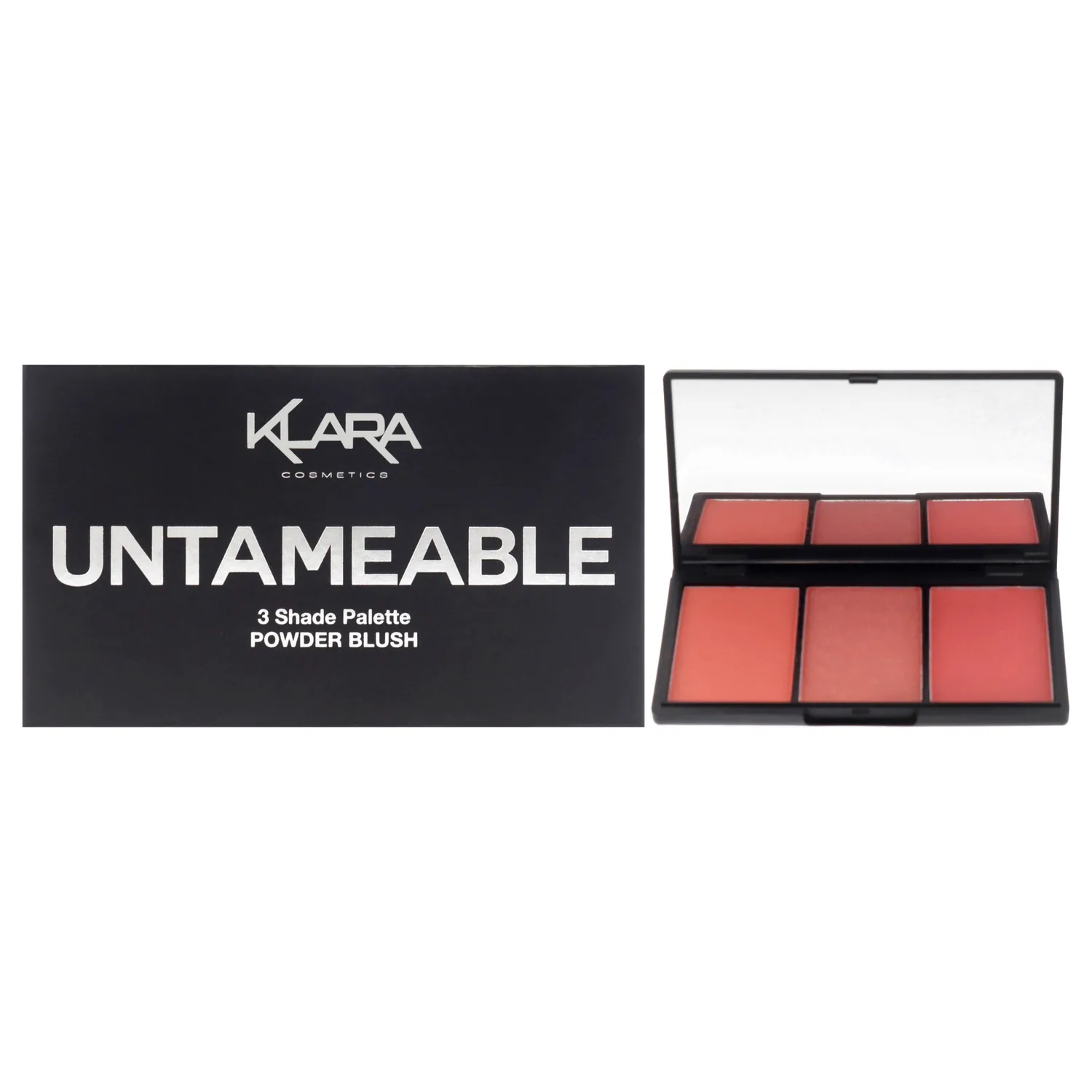 Klara Contour Bronze Blush and Highlight Palette - Untameable 0.35 oz