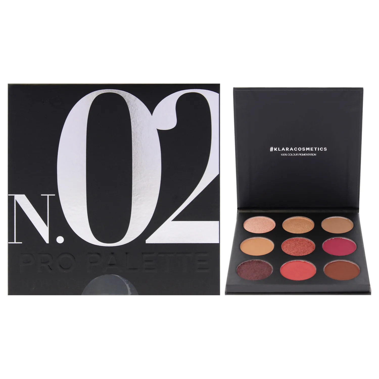 Klara Pro Eyeshadow Palette - 02 0.38 oz