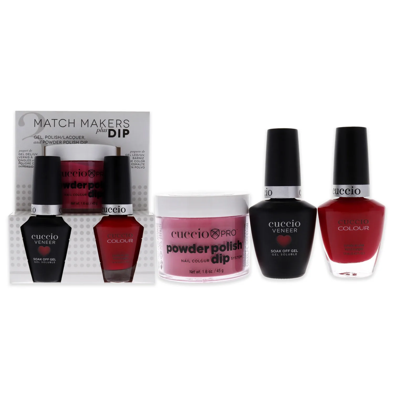 Cuccio Matchmakers Plus - Costa Rican Sunset Nail Kit 50ml / 1.6 oz