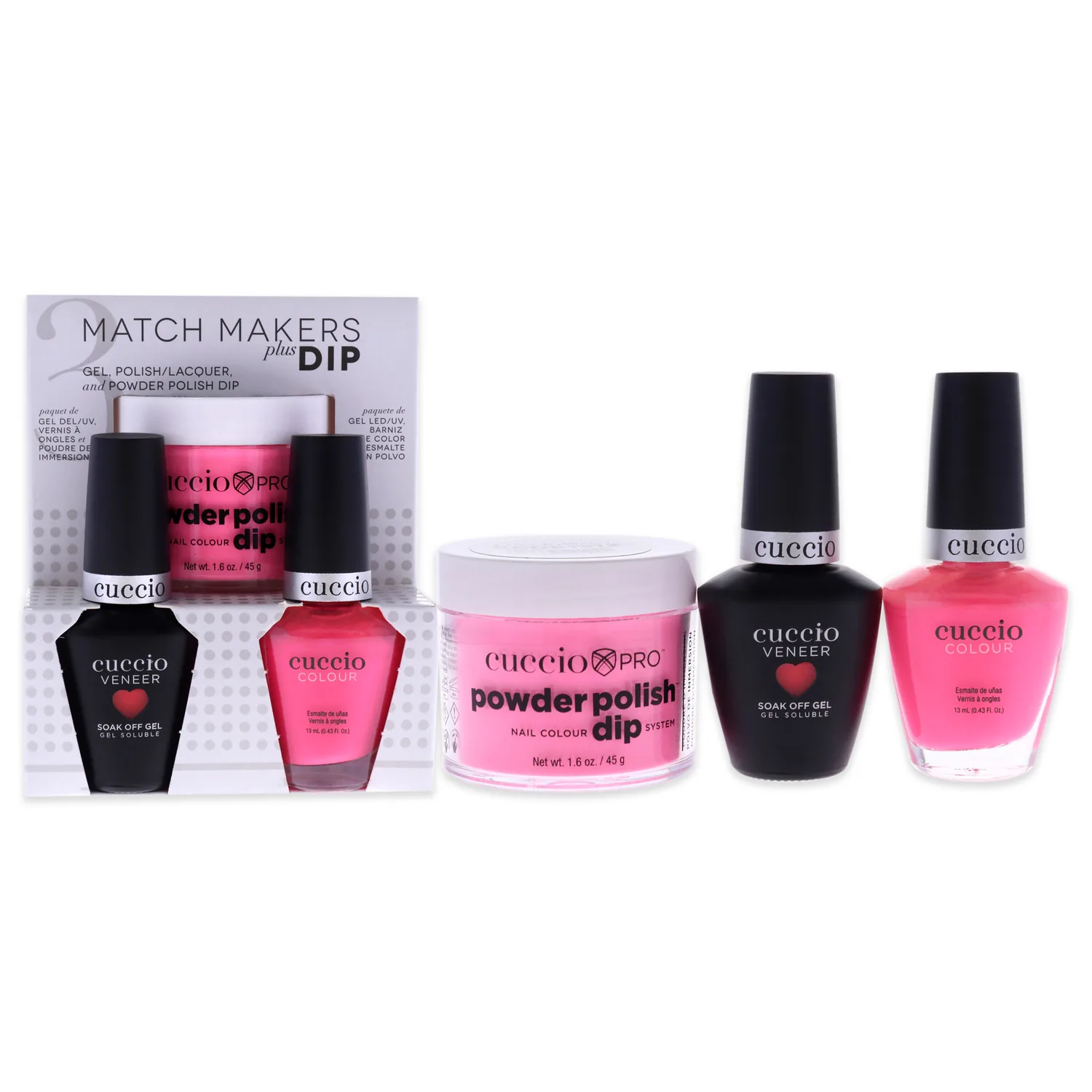 Cuccio Match Makers Plus Dip - Pretty Awesome 1.6 oz / 3 pc