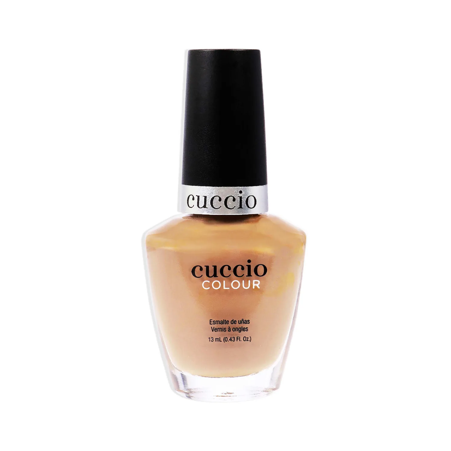 Cuccio Colour Colour Nail Polish - Triple Pigmented Formula - For Rich And True Coverage - Gives Ultra-Long-Lasting And High Shine Polish - For Incredible Durability - See You Latte - 0.43 Oz