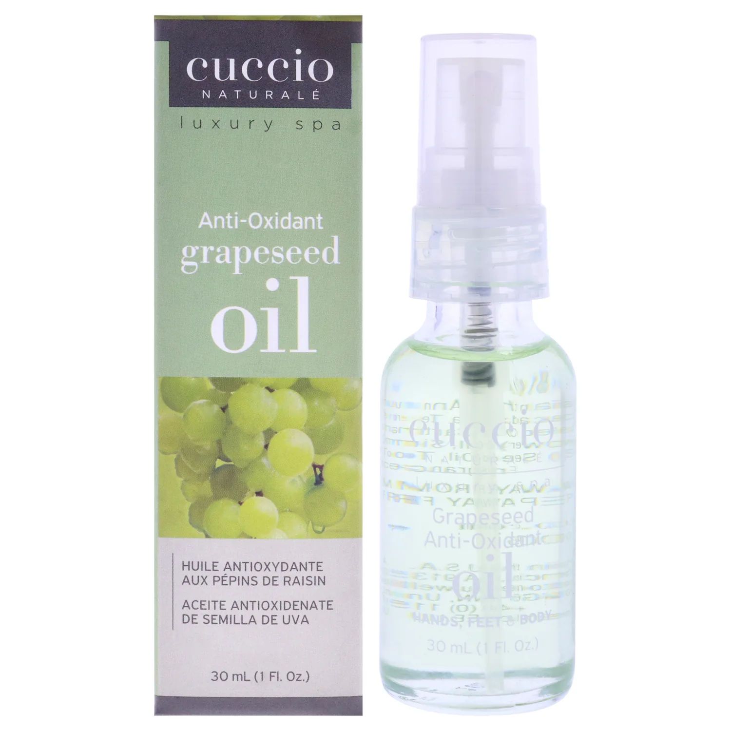Cuccio Grapeseed 1-ounce Anti-Oxidant Oil