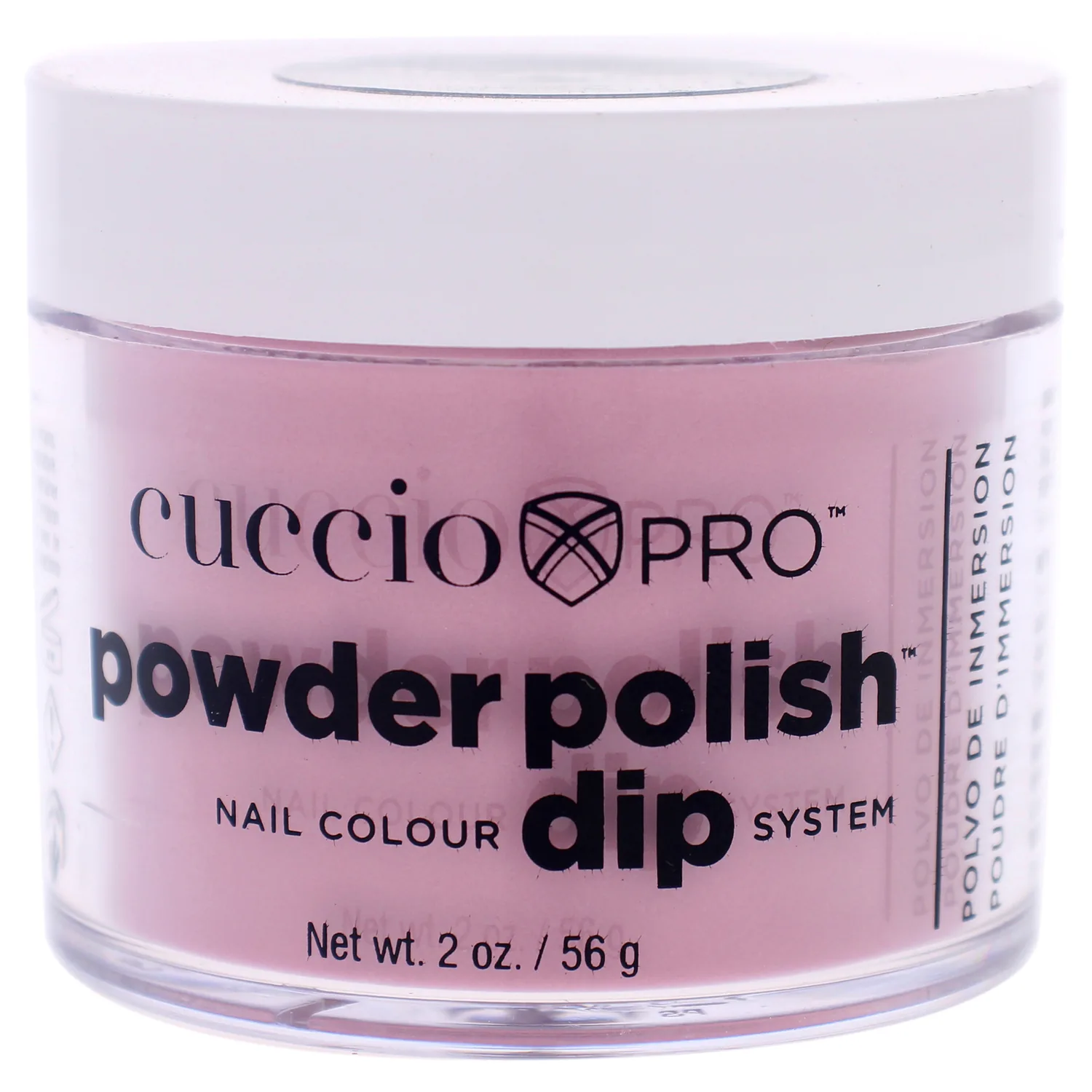 Cuccio Pro Powder Polish Dip - Rose With Shimmer 1.6 oz