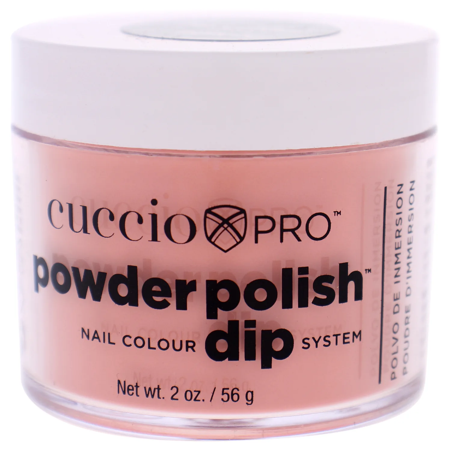 Cuccio Colour Powder Nail Polish - Lacquer For Manicure And Pedicure - Highly Pigmented Powder That Is Finely Milled - Durable Finish With A Flawless Rich Color - Easy To Apply - Peach - 1.6 Oz