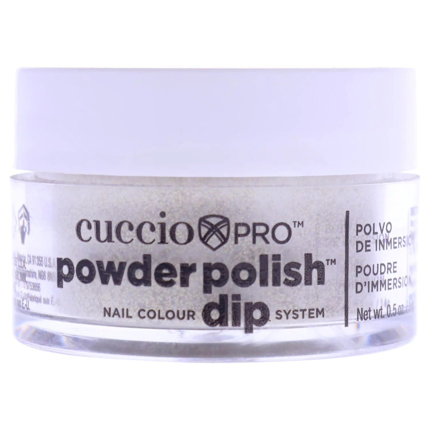 Pro Powder Polish Nail Colour Dip System - Rich Gold Glitter by Cuccio Colour for Women - 0.5 oz Nail Powder