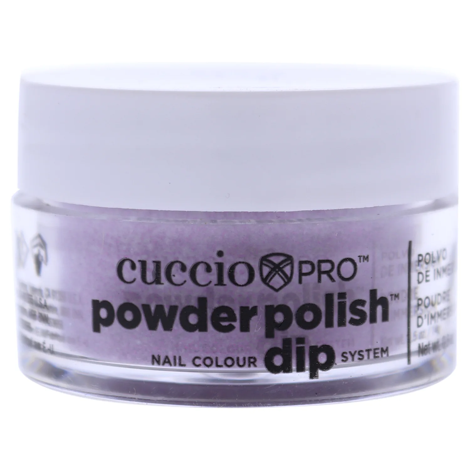 Cuccio Colour Powder Nail Polish - Lacquer For Manicure And Pedicure - Highly Pigmented Powder That Is Finely Milled - Durable Finish With A Flawless Rich Color - Fuchsia Pink Glitter - 0.5 Oz, (I0097884)