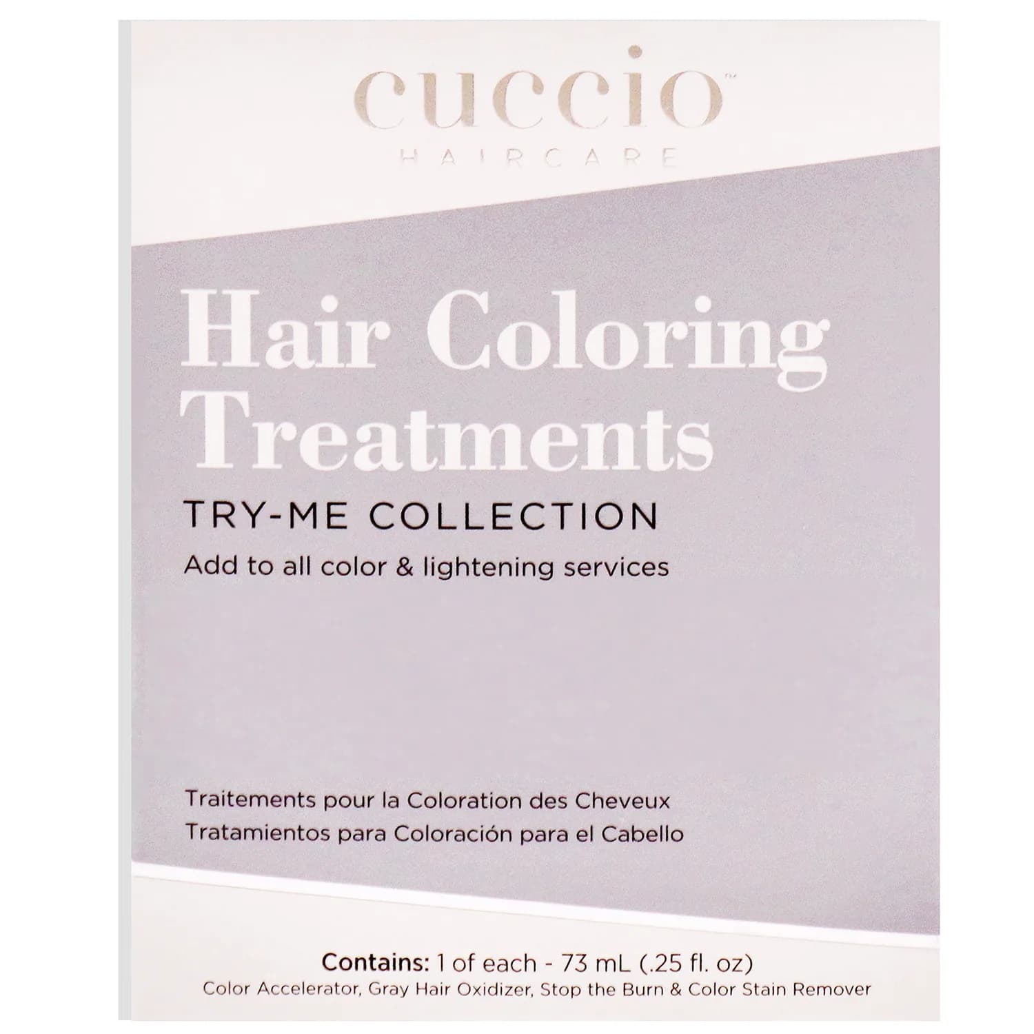 Cuccio Try Me Collection Kit - Hair Coloring Essentials Gift Set 0.25 oz / 4 pc
