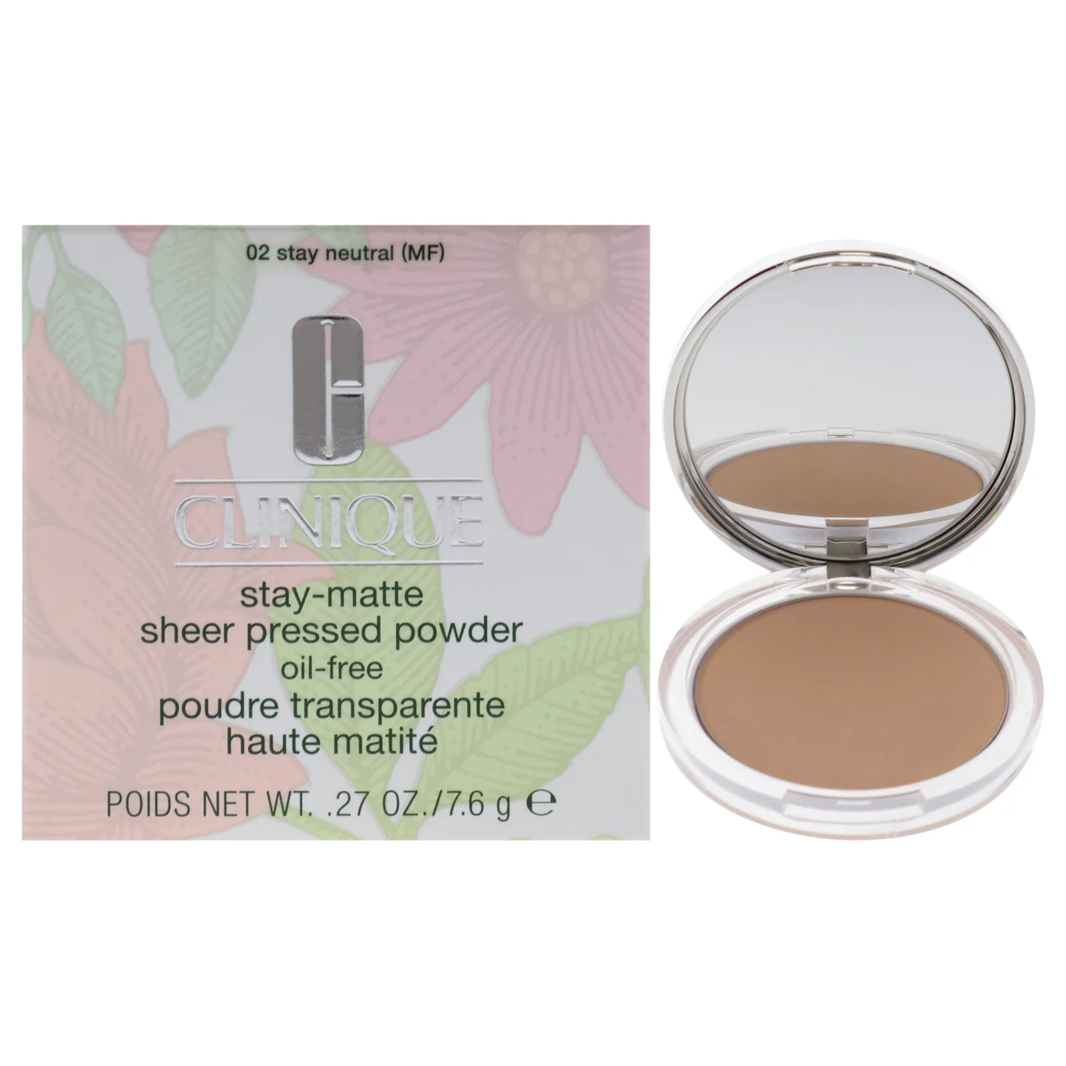 Clinique Stay-Matte Sheer Pressed Powder - 02 Stay Neutral 0.27 oz