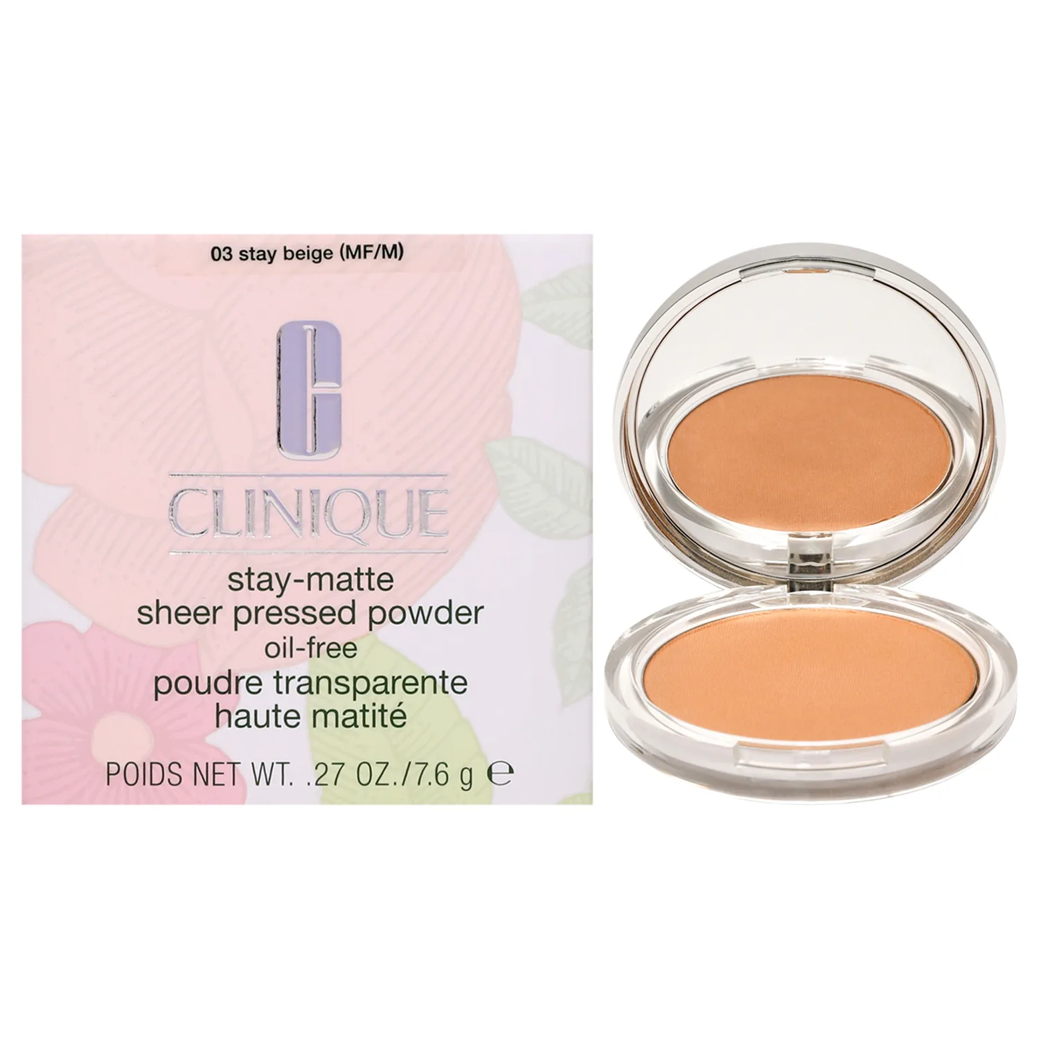 Clinique Stay-Matte Sheer Pressed Powder - 03 Stay Beige 0.27 oz