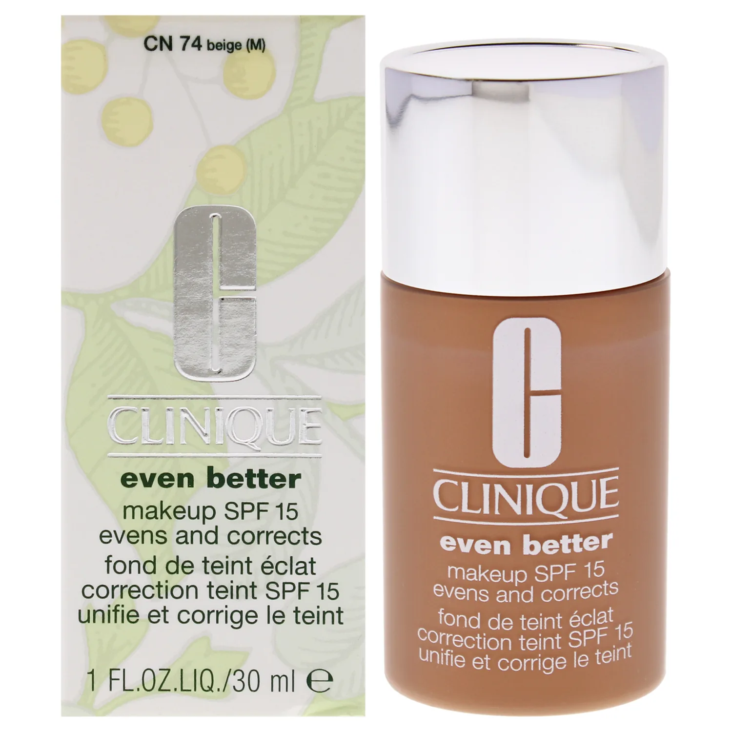 Clinique Even Better Makeup SPF 15 - CN 74 Beige Foundation 1 oz