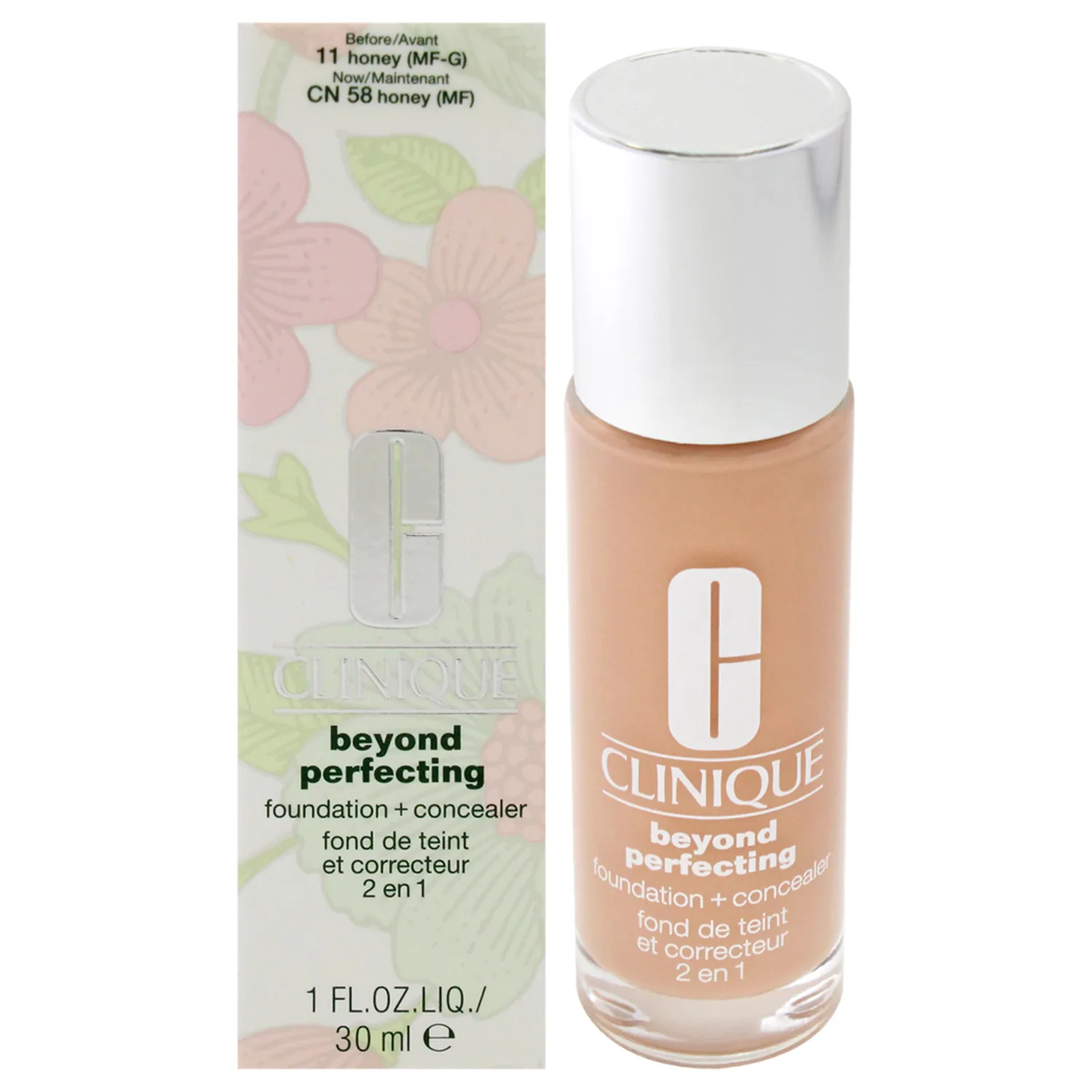 Clinique Beyond Perfecting Honey Foundation & Concealer 1 oz