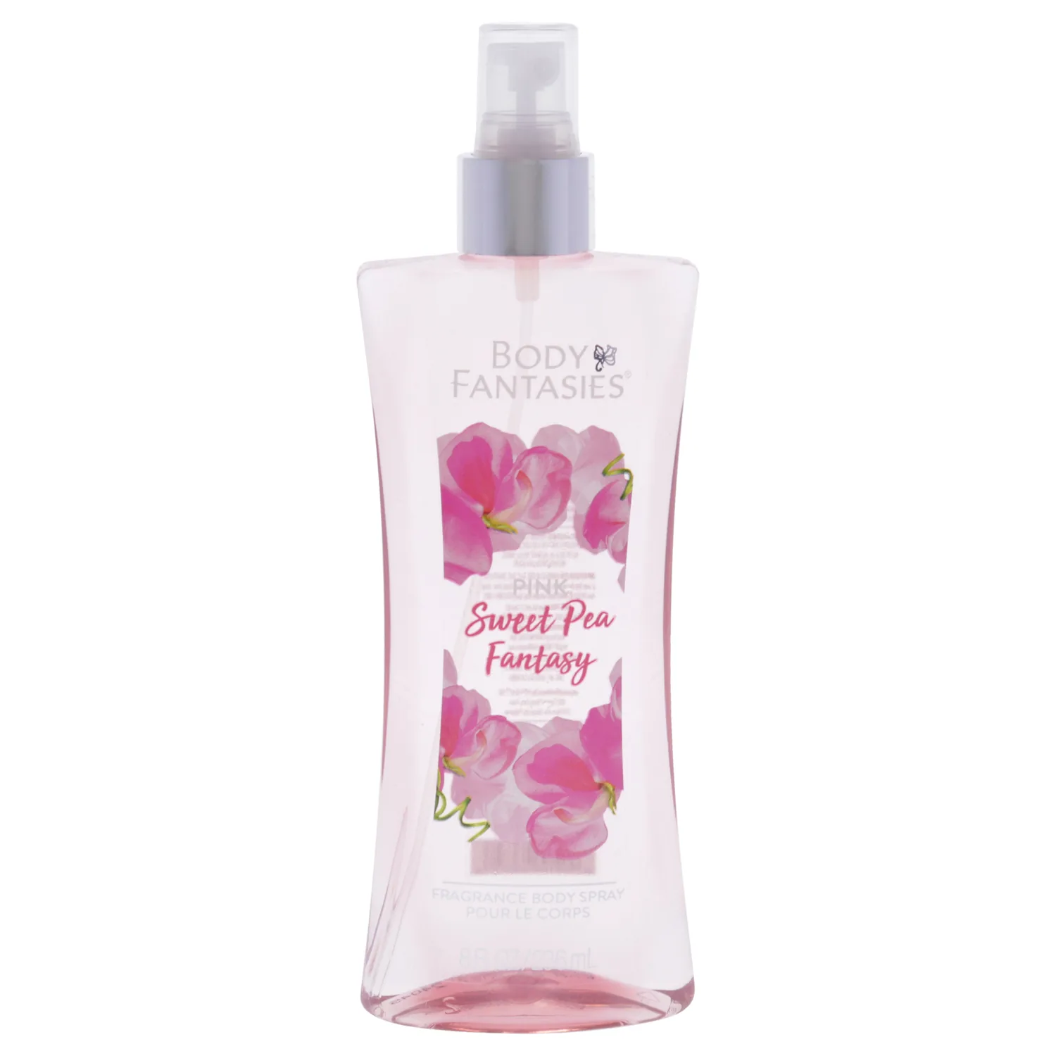 Body Fantasies Pink Sweet Pea Fantasy Body Spray 237ml / 8 oz for Women