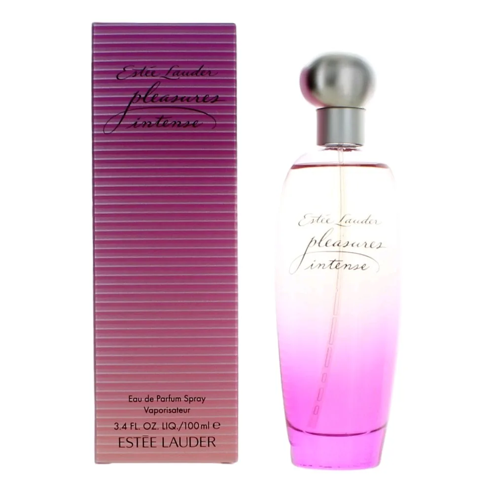 Estée Lauder Pleasures Intense Eau de Parfum Spray with Notes of Peony, Pink Tiger Lily & Jasmine | Women's Perfume, 3.4 Fl Oz