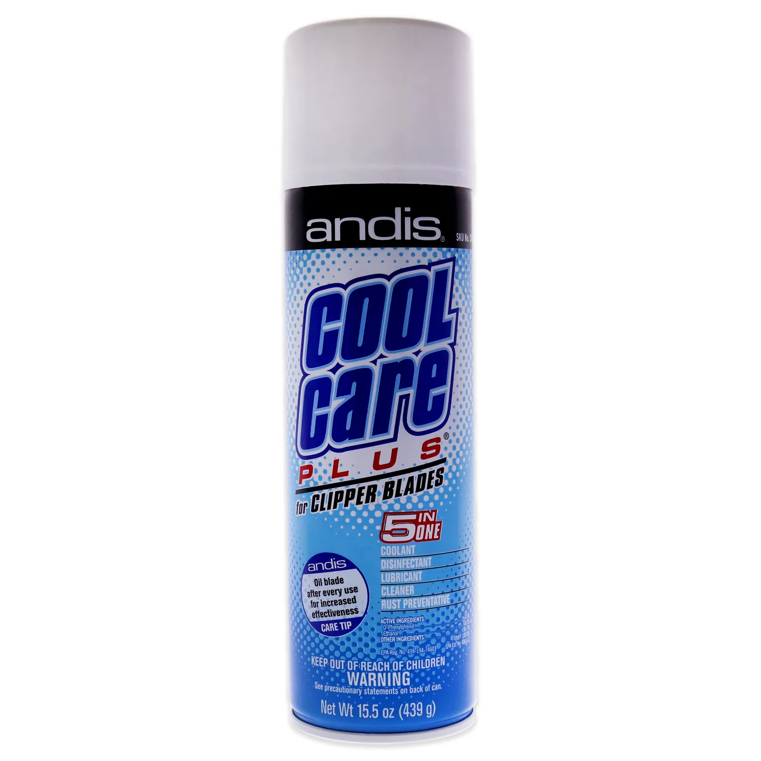 Andis Cool Care Plus 5-in-1 Clipper Spray 15.5 oz
