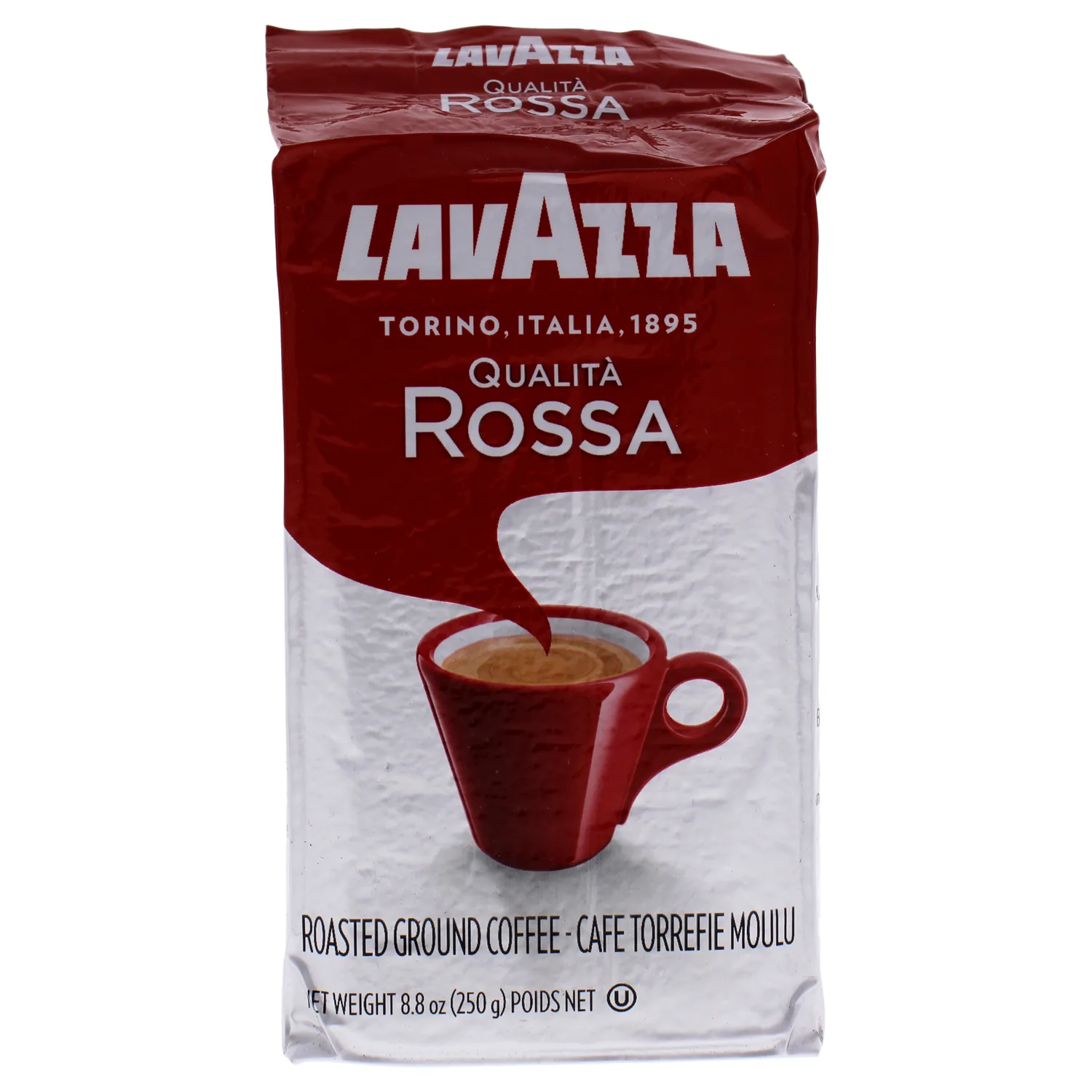 LAVAZZA Qualita Rossa Brick Coffee, 8.8 OZ