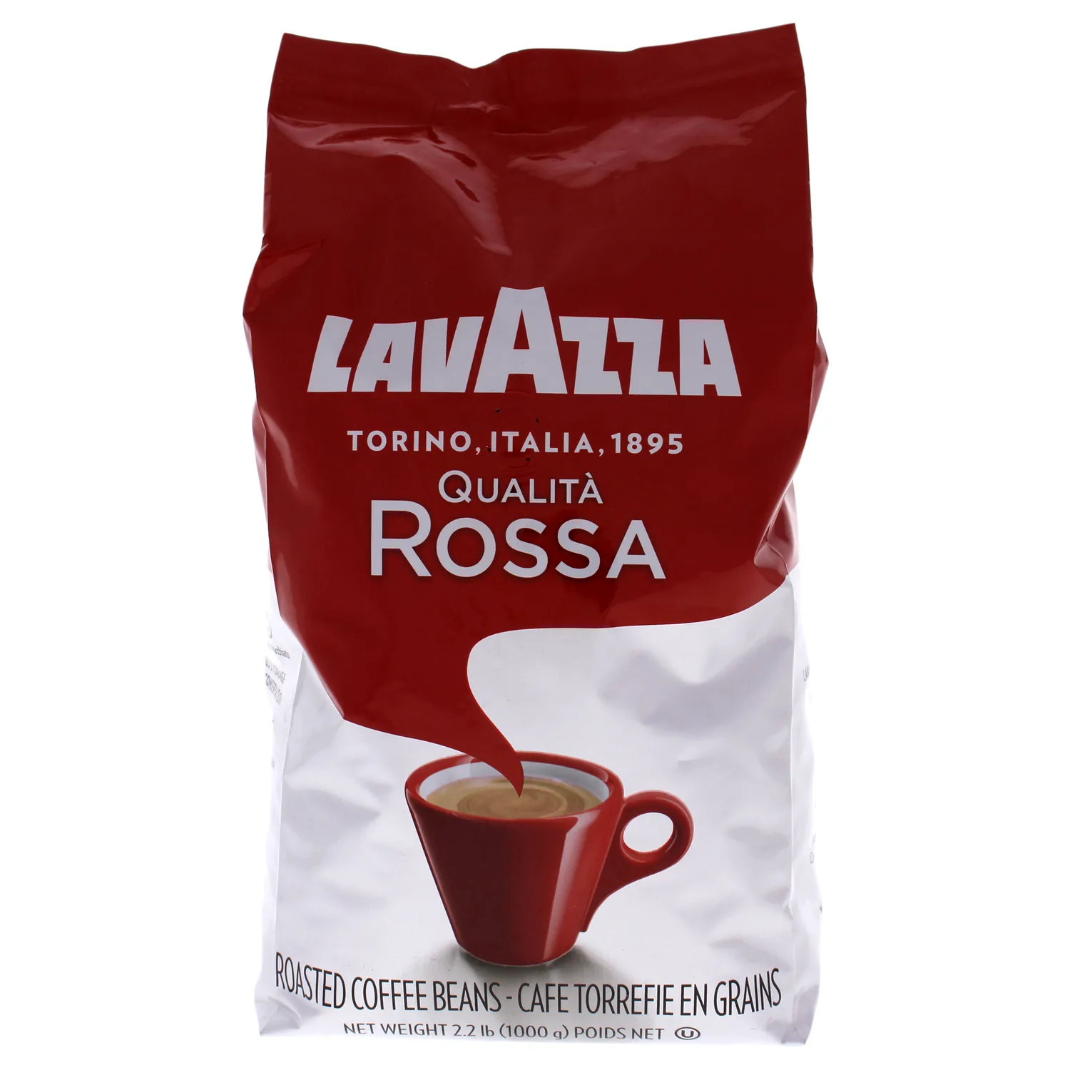 Lavazza Qualità Rossa Whole Bean Coffee 2.2 lb