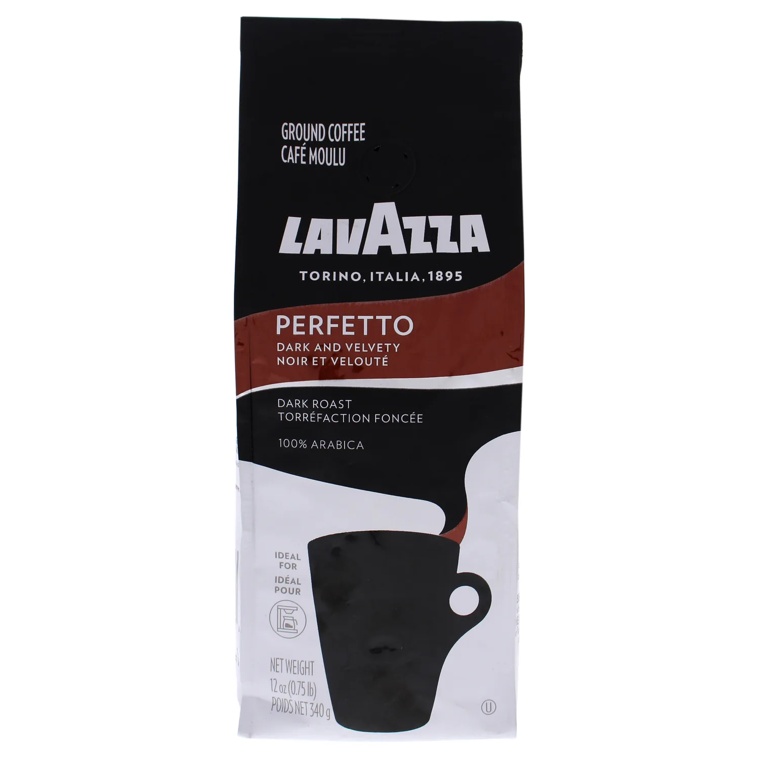 Lavazza Perfetto Espresso Roast Ground Coffee 12 oz
