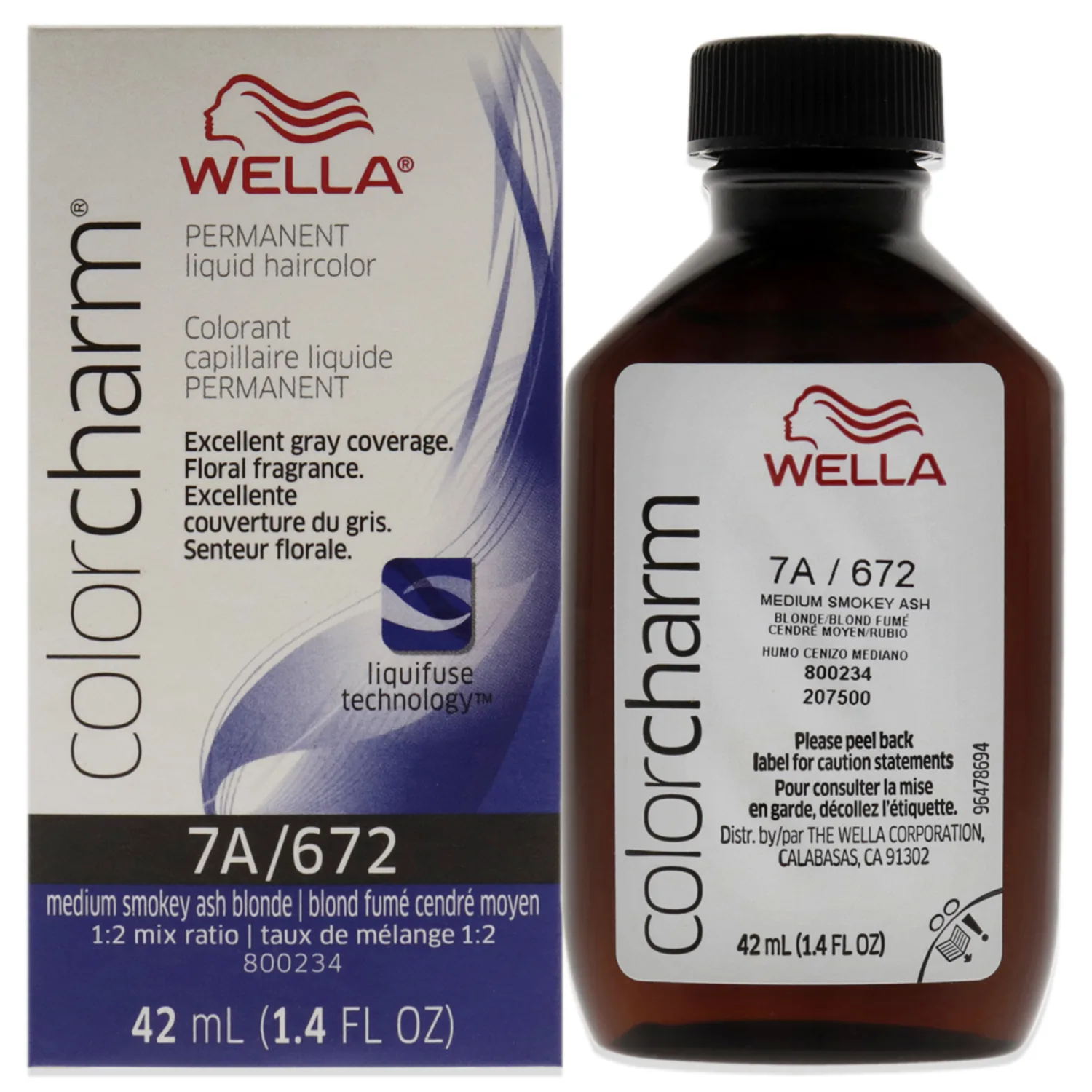 Wella Color Charm 7A Med Smokey Ash Blonde 1.42 oz
