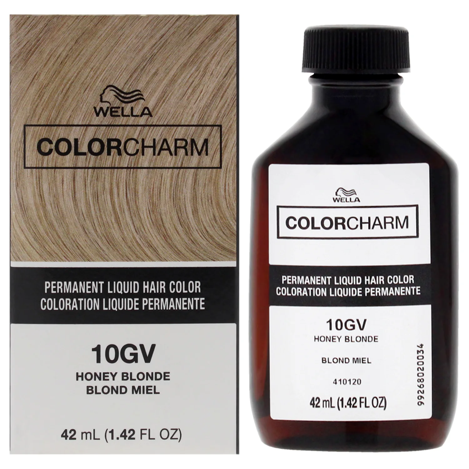 Wella 10GV Honey Blonde Hair Color 1.42 oz