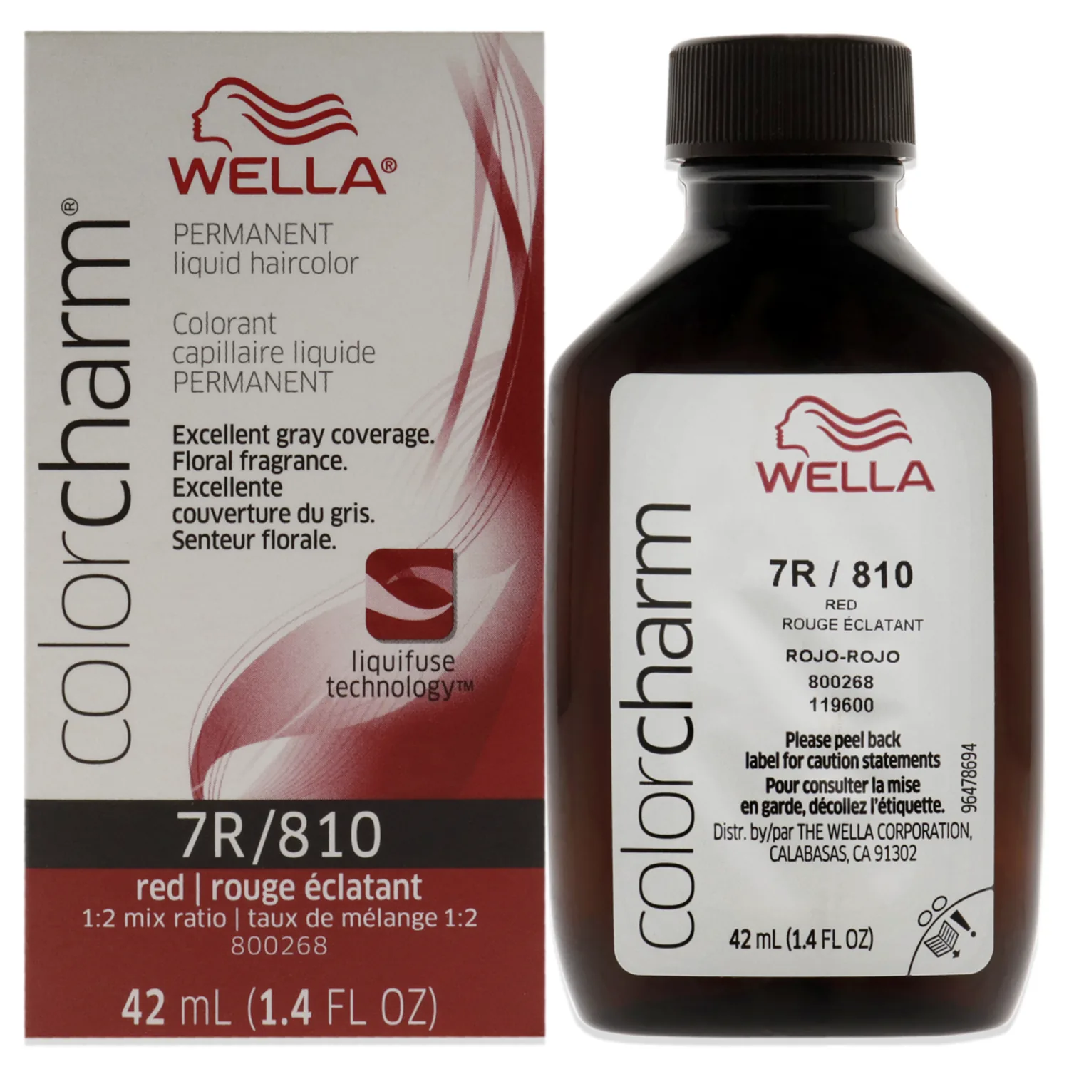 Wella Color Charm - 810 7R Red Red Intensifier 1.42 oz