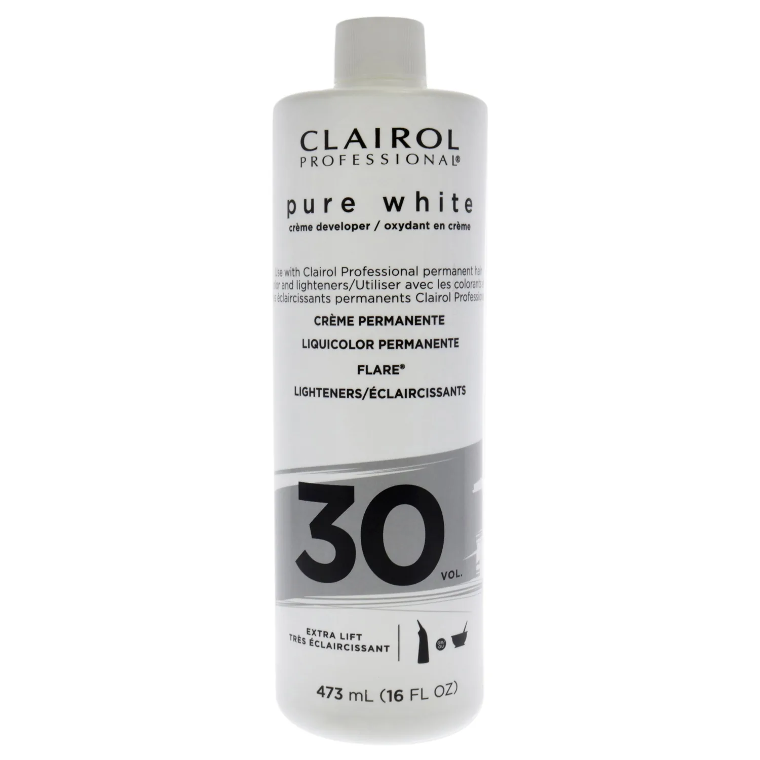 Clairol Professional Pure White 30 volume Crème Developer, 16 oz