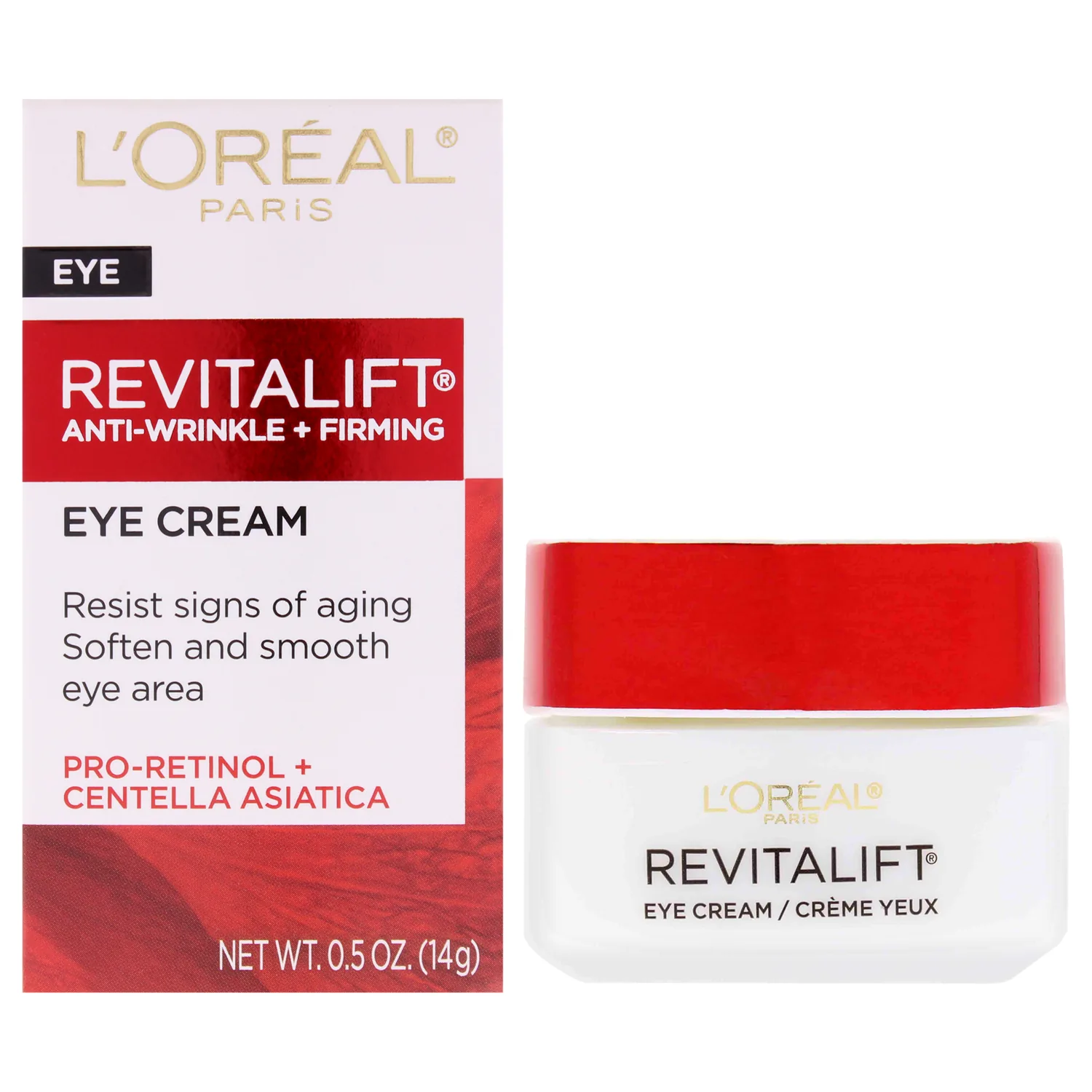 L'Oreal Paris RevitaLift Anti-Wrinkle + Firming Eye Cream 15ml / 0.5 oz