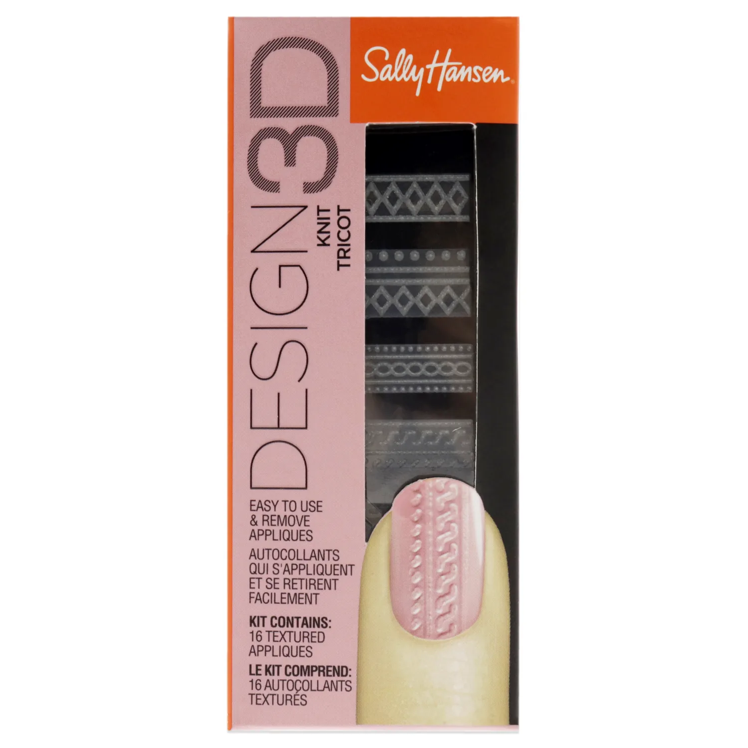 Sally Hansen Design 3D - 310 Knit Nail Sticker