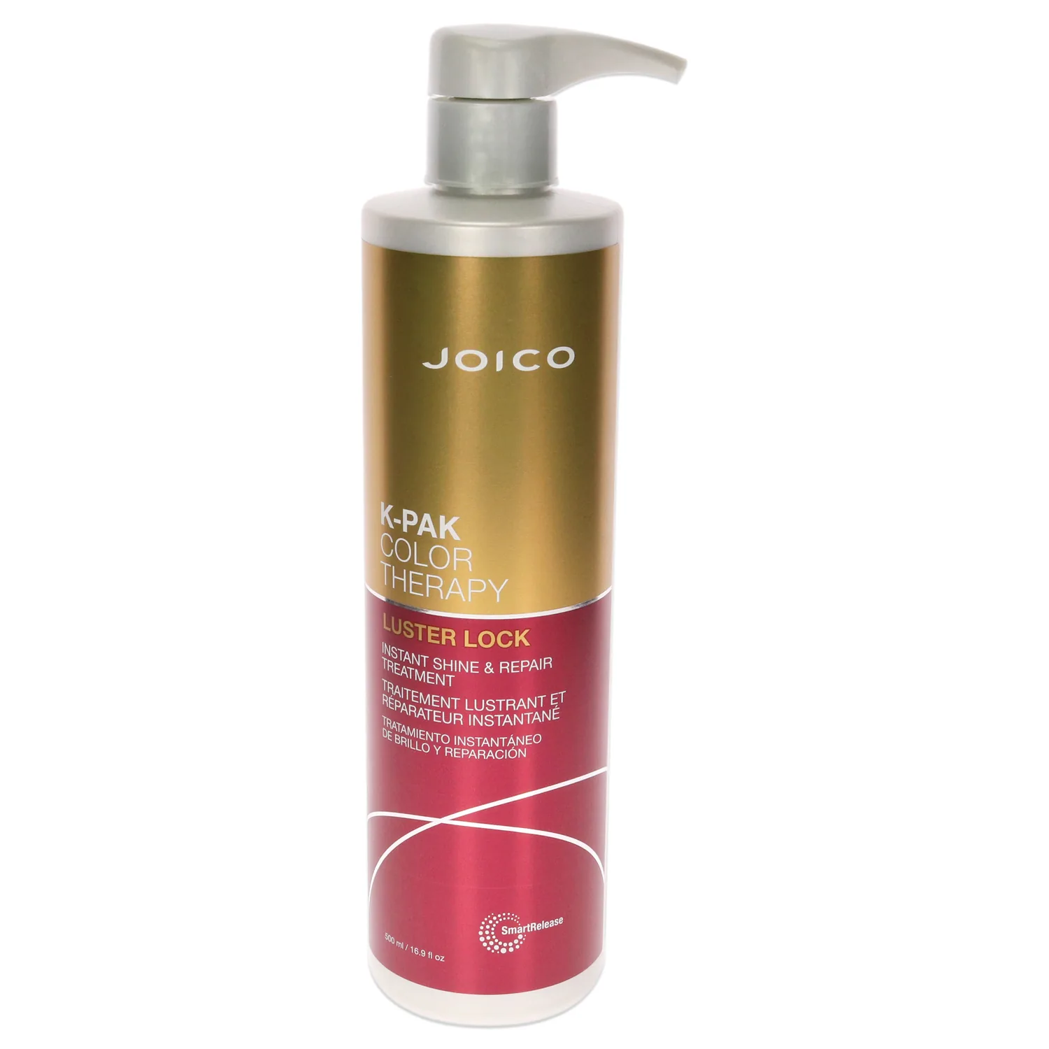 Joico K-PAK Color Therapy Luster Lock Instant Shine & Repair Treatment | For Color-Treated Hair | Boost Color Vibrancy | Repair Breakage | With Keratin & Argan Oil | 16.9 Fl Oz