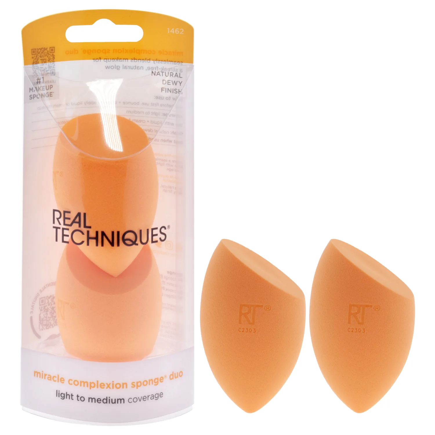 Real Techniques Miracle Complexion Sponge Duo - 1462