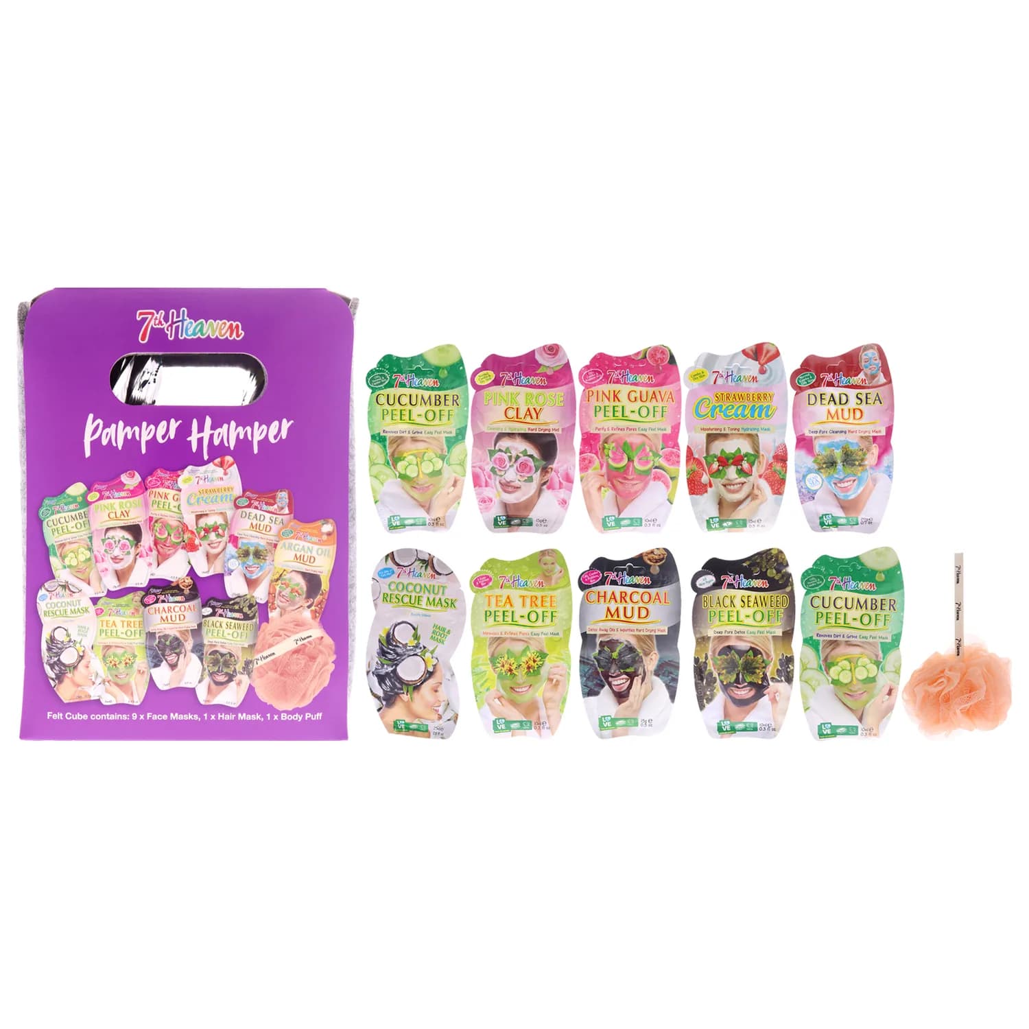 7th Heaven Pamper Hamper Bath & Body Gift Set 15ml / 0.5 oz