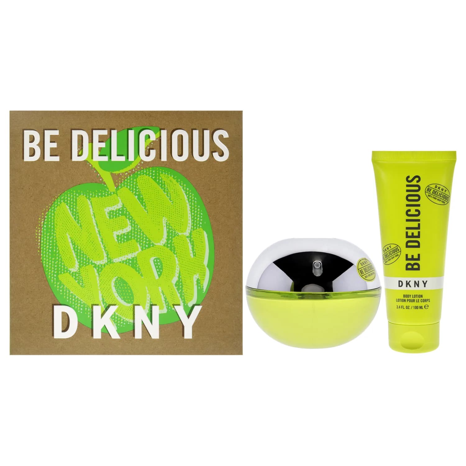 DKNY Be Delicious Bath & Body Gift Set 100ml / 3.4 oz / 2 pc for Women
