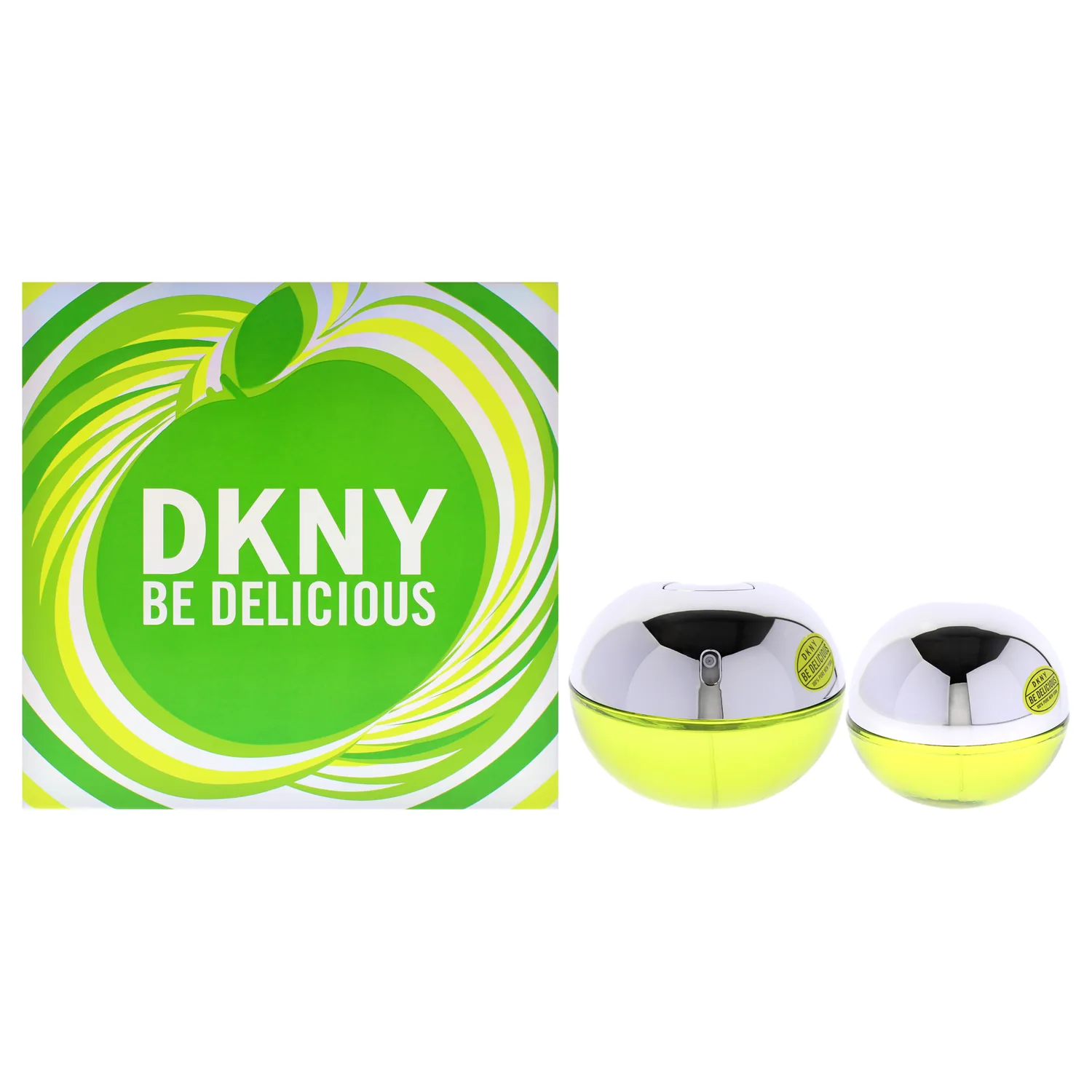 DKNY Be Delicious Eau de Parfum 2 Piece Gift Set For Women - Perfume Spray 3.4 Fl. Oz. & 1.0 Fl. Oz.