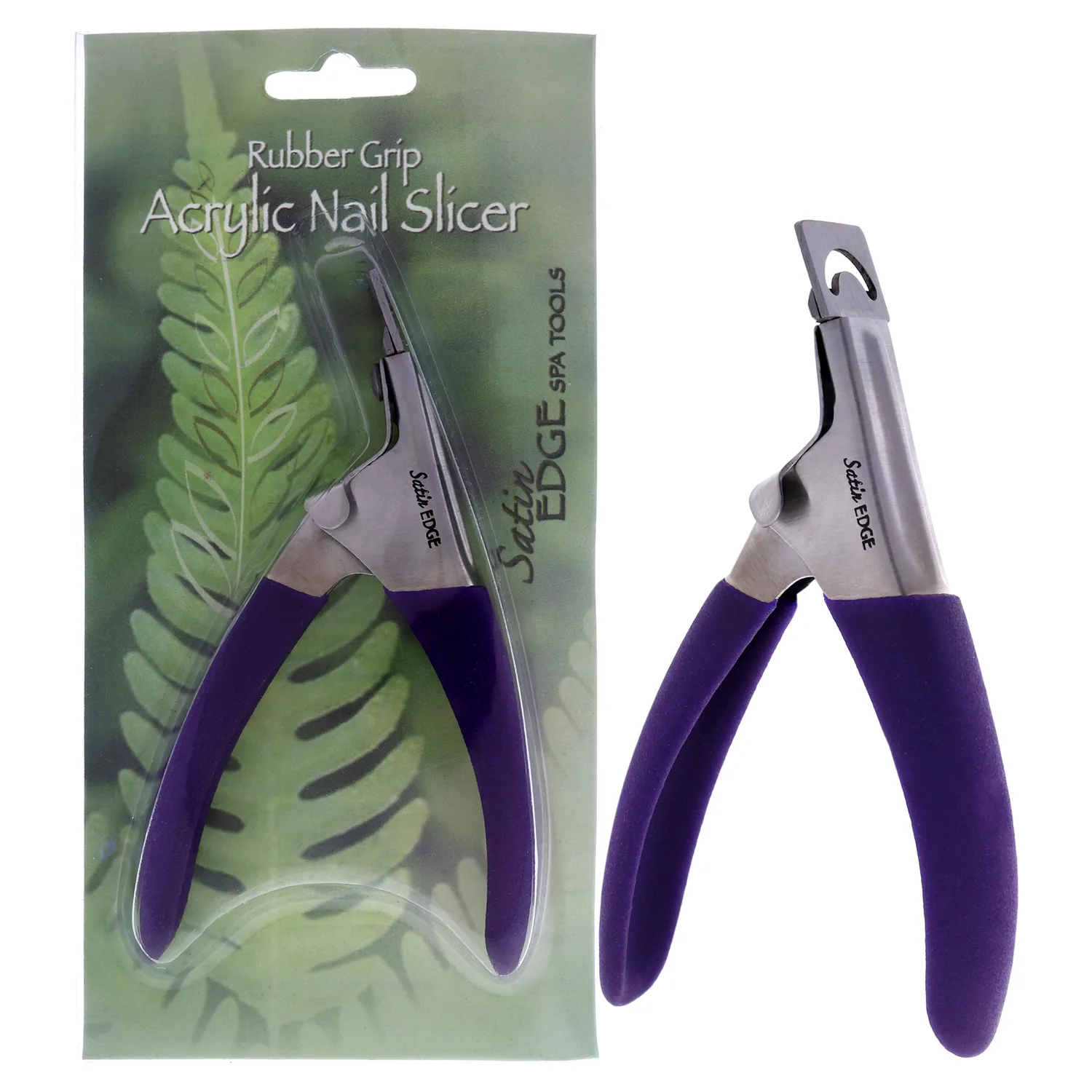 Satin Edge Rubber Grip Acrylic Nail Slicer