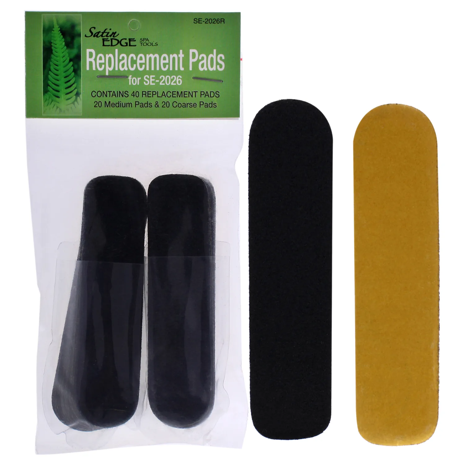 Satin Edge Replacement Pads for Stainless Steel Foot File SE-2026