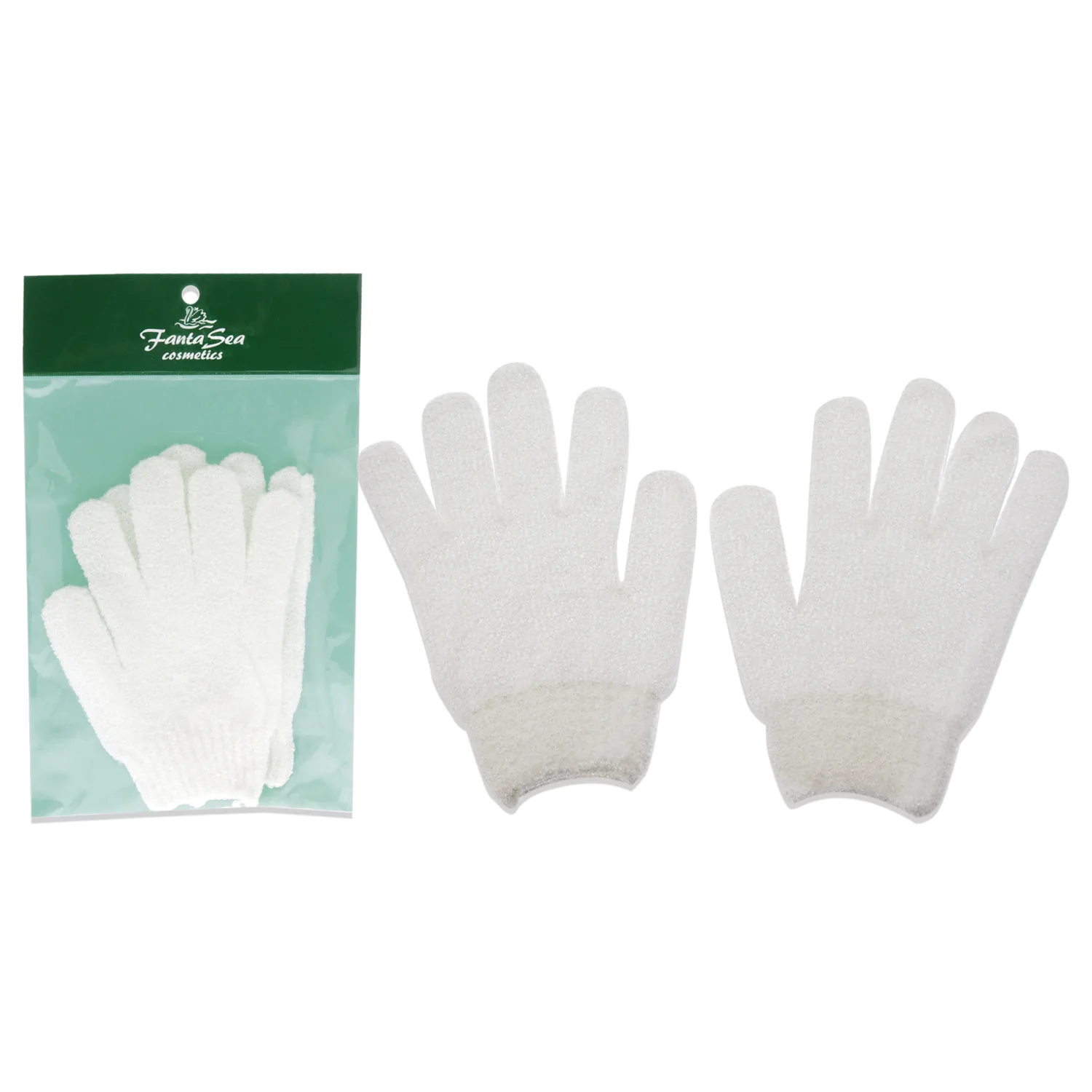FantaSea Exfoliating Gloves - White