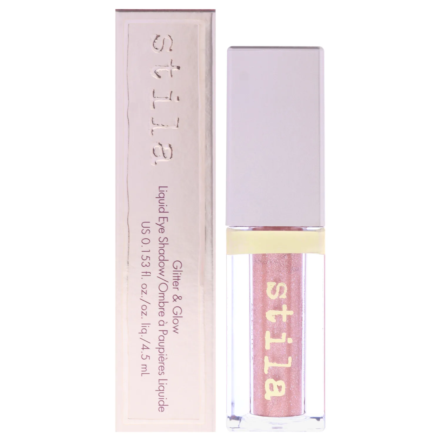 Stila Magnificent Metals Glitter & Glow Liquid Eye Shadow, Rose Gold Retro, Original