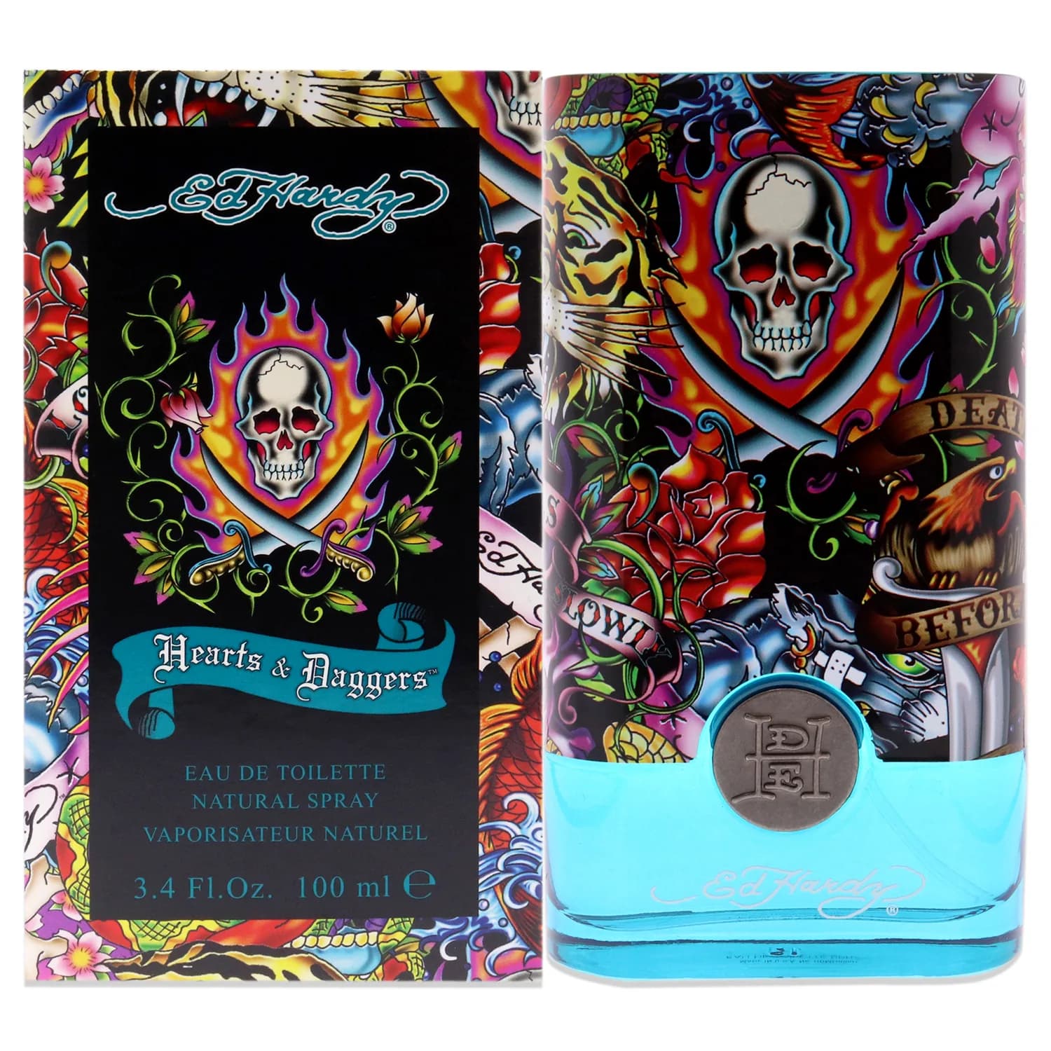 ED HARDY HEARTS & DAGGERS by Christian Audigier EDT SPRAY 3.4 OZ for MEN