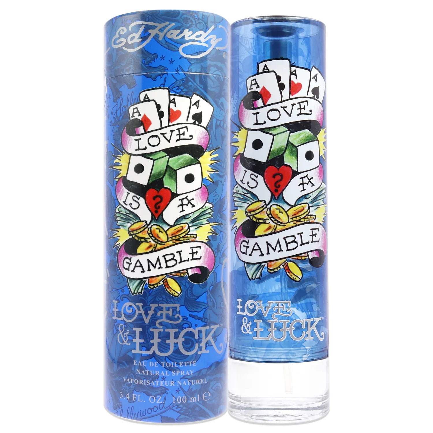 Love&Luck/Christian Audigier Edt Spray 3.4 Oz (M)