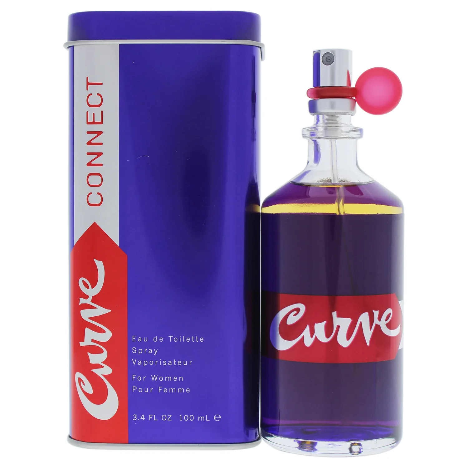 Curve Connect Eau De Toilette Perfume Spray, Perfume for Women 3.4oz